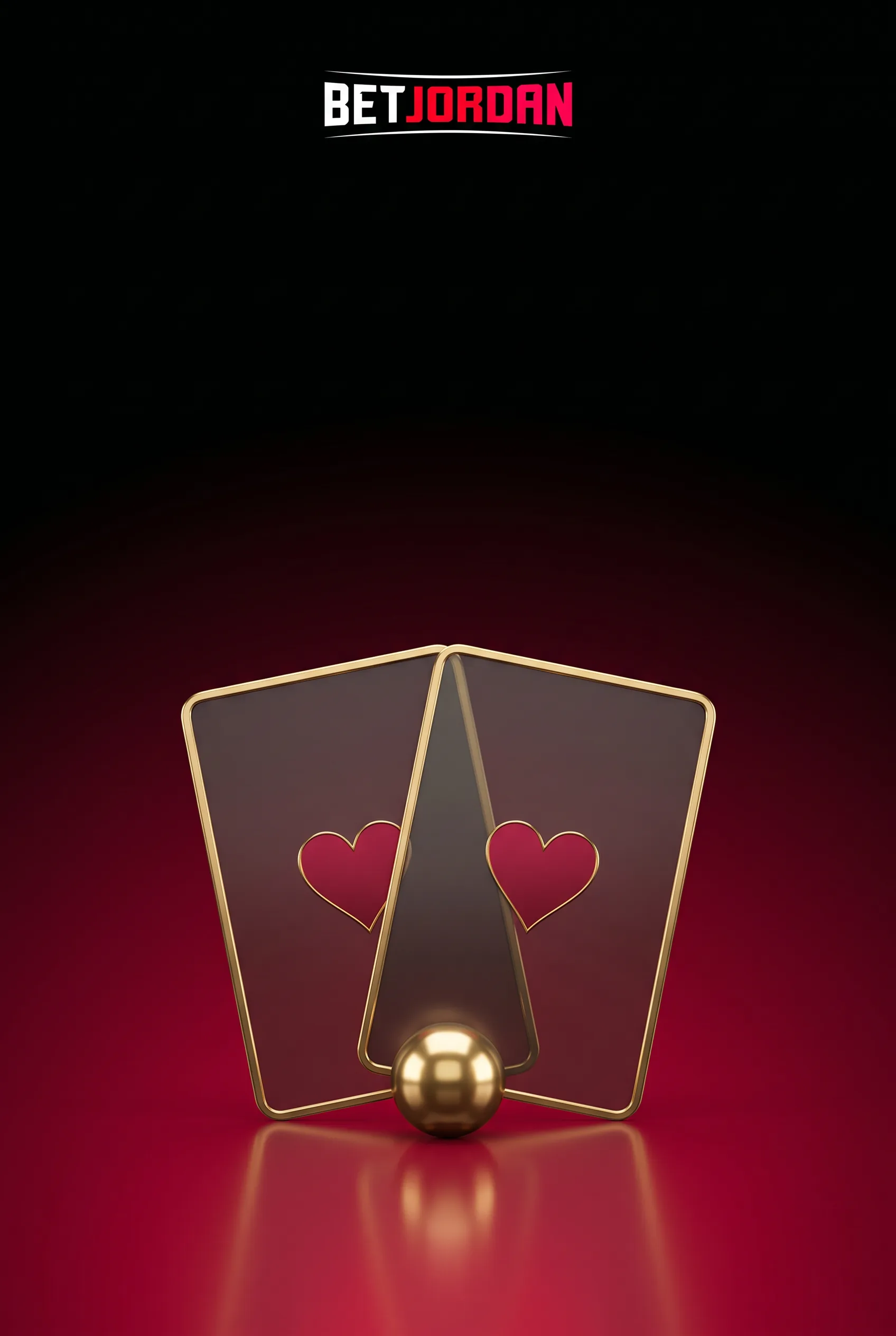 Goldene Casino-Symbole für das Live-Casino von BetJordan
